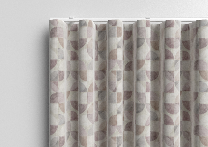 Mosaic Tile, Very Berry - Made to Measure Curtains - Image 13